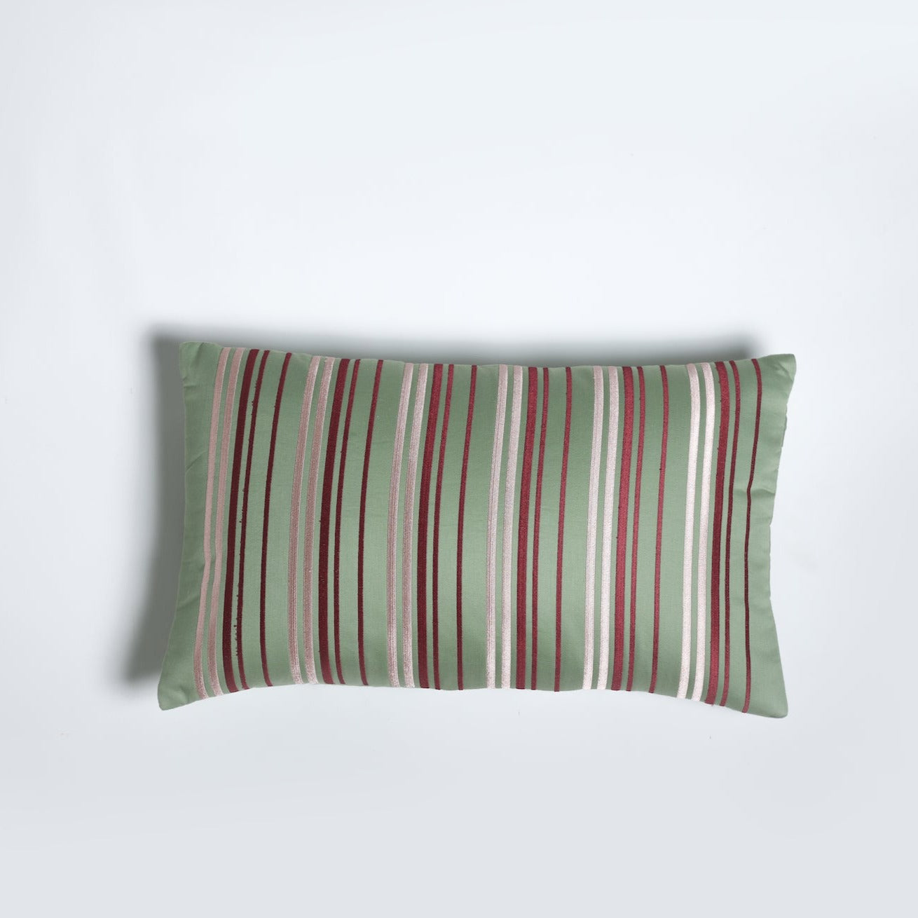 Tulip Fields Stripes Cushion Cover 12 X 20 inches - aumbrr